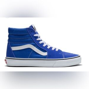 Vans Unisex Sk8-Hi Blue Lace Up High Top Shoes